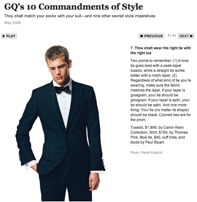 THE BLACK TIE (BLOG)
