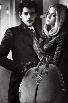 V2sBurberry Autumn Winter 2012 Ad Campaign featuring Gabriella Wilde and Roo Panes3