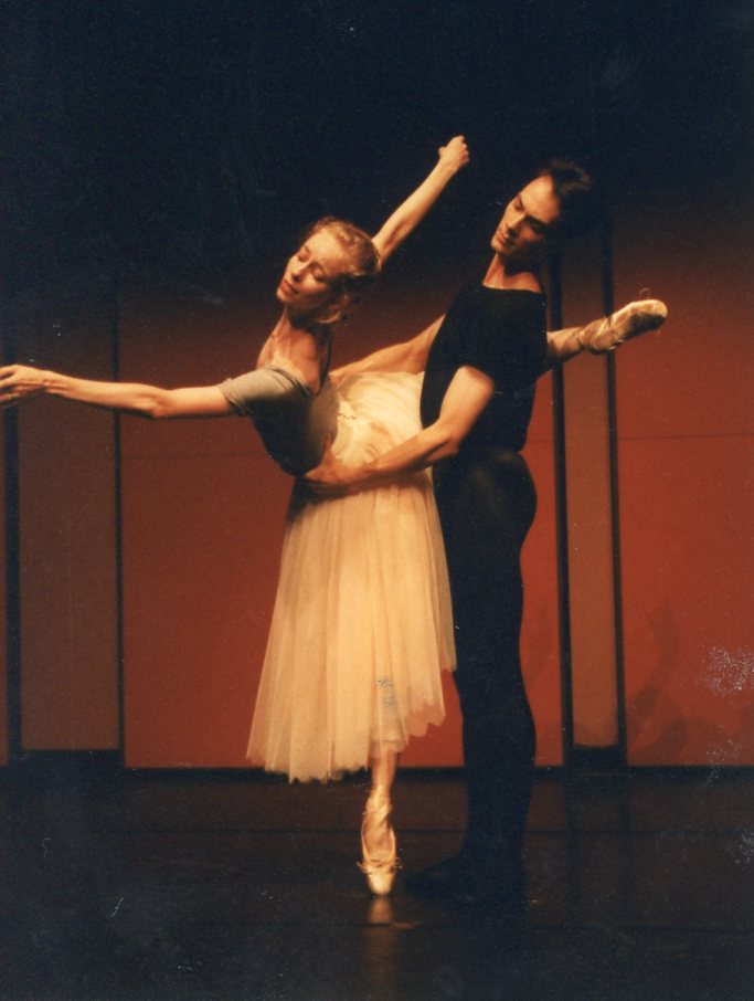 Rosalie performing during Giselle Act II pas de deux, Lecture Demonstration, OCPAC with Clinton Luckett